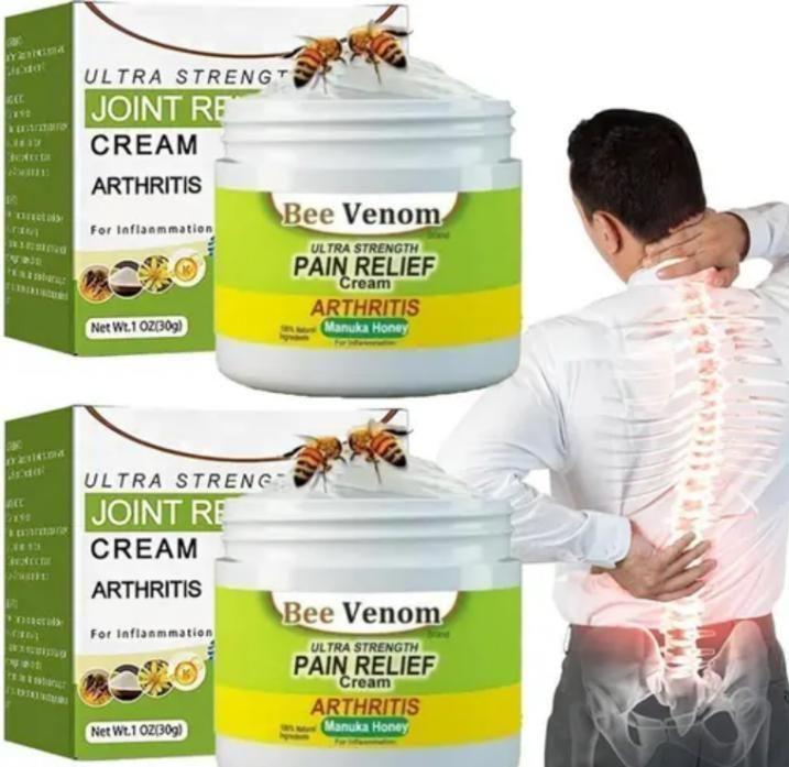 Bee Venom Joint and Bone Therapy Cream (Pack of 2)