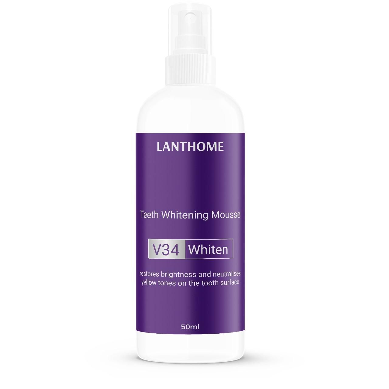 Lanthome Teeth Whitening Spray Mousse V34 Whiten 50ml (Pack Of 1)