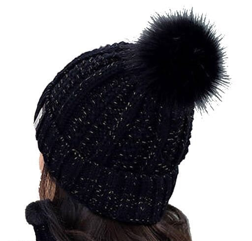 Women's  Winter Soft Warm 1 Set Snow Proof Ball Cap / Woolen Beanie Cap with Scarf