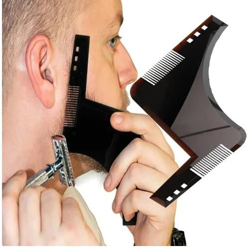 Beard Shaper Tool With Comb For Men