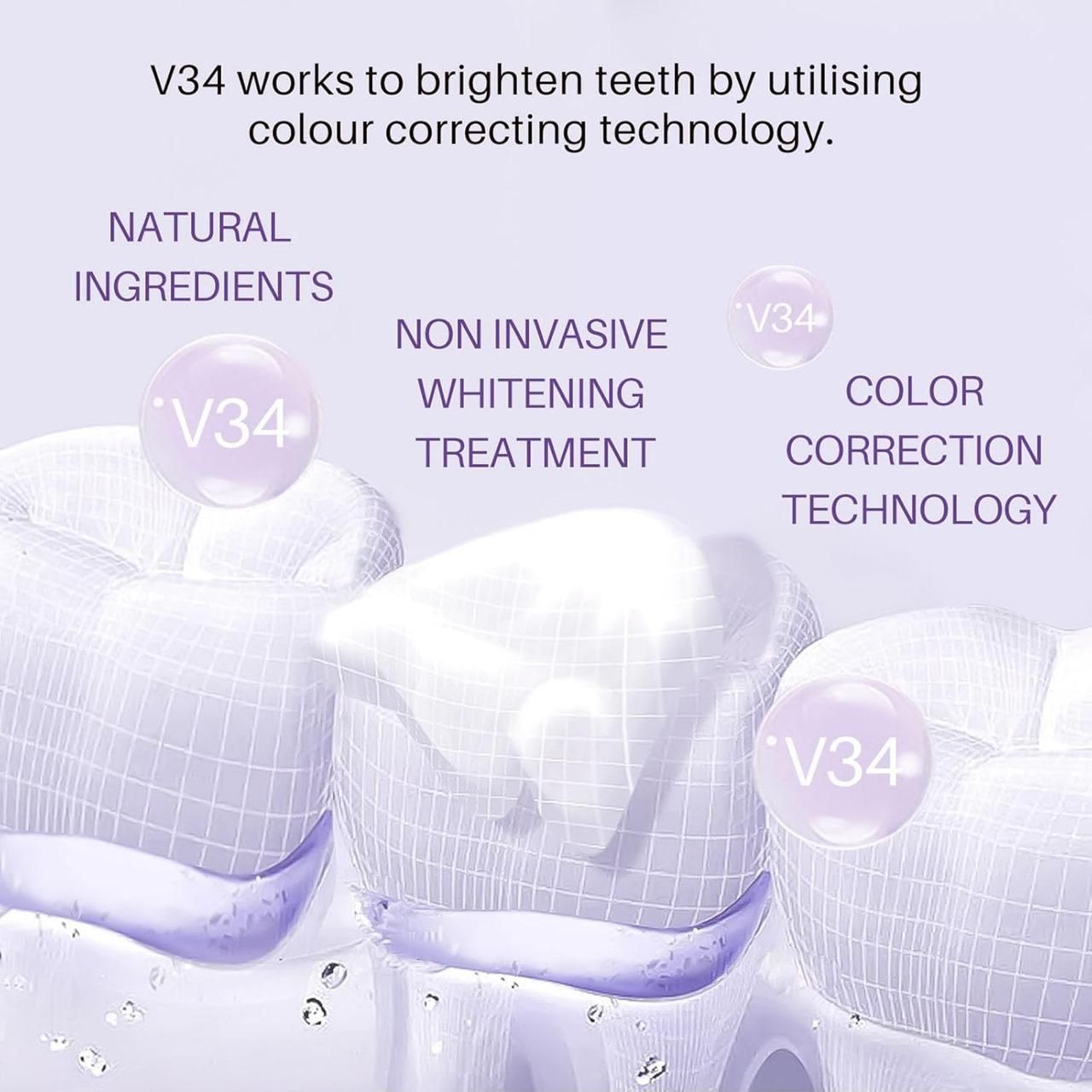 Lanthome Teeth Whitening Spray Mousse V34 Whiten 50ml (Pack Of 1)